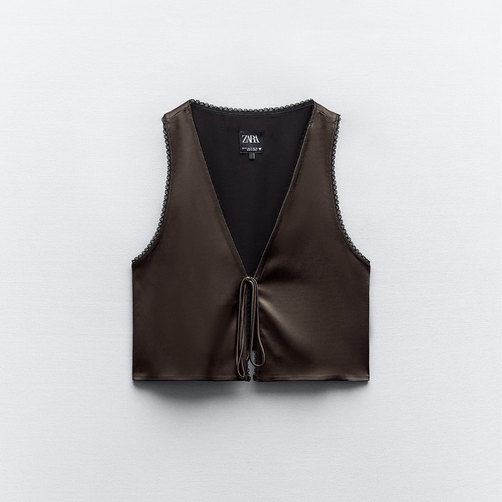 Zara Satin Effect Blouse